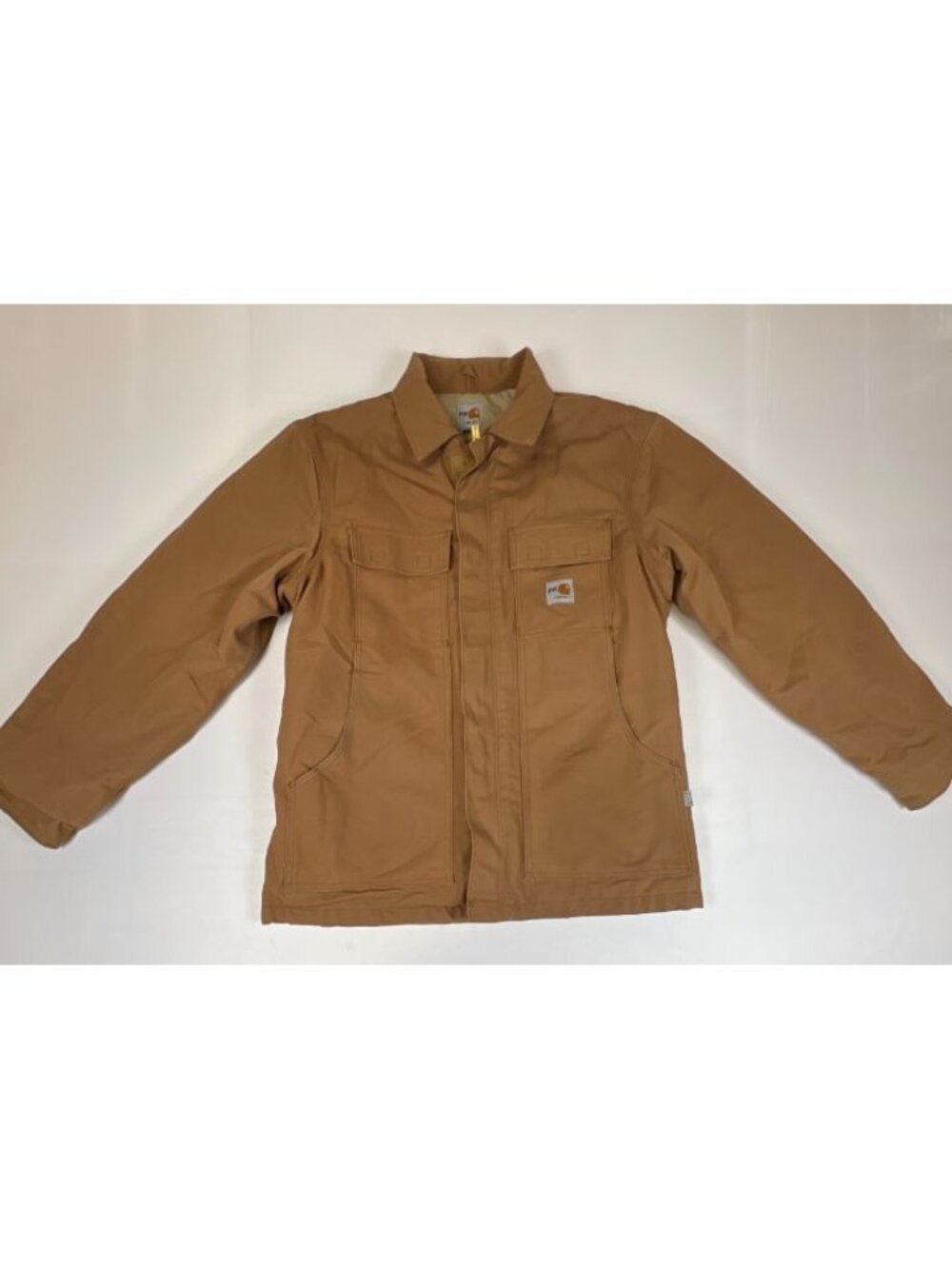Carhartt FR Traditional Coat Mens Medium Brown Flame Resistant Workwear Jacket